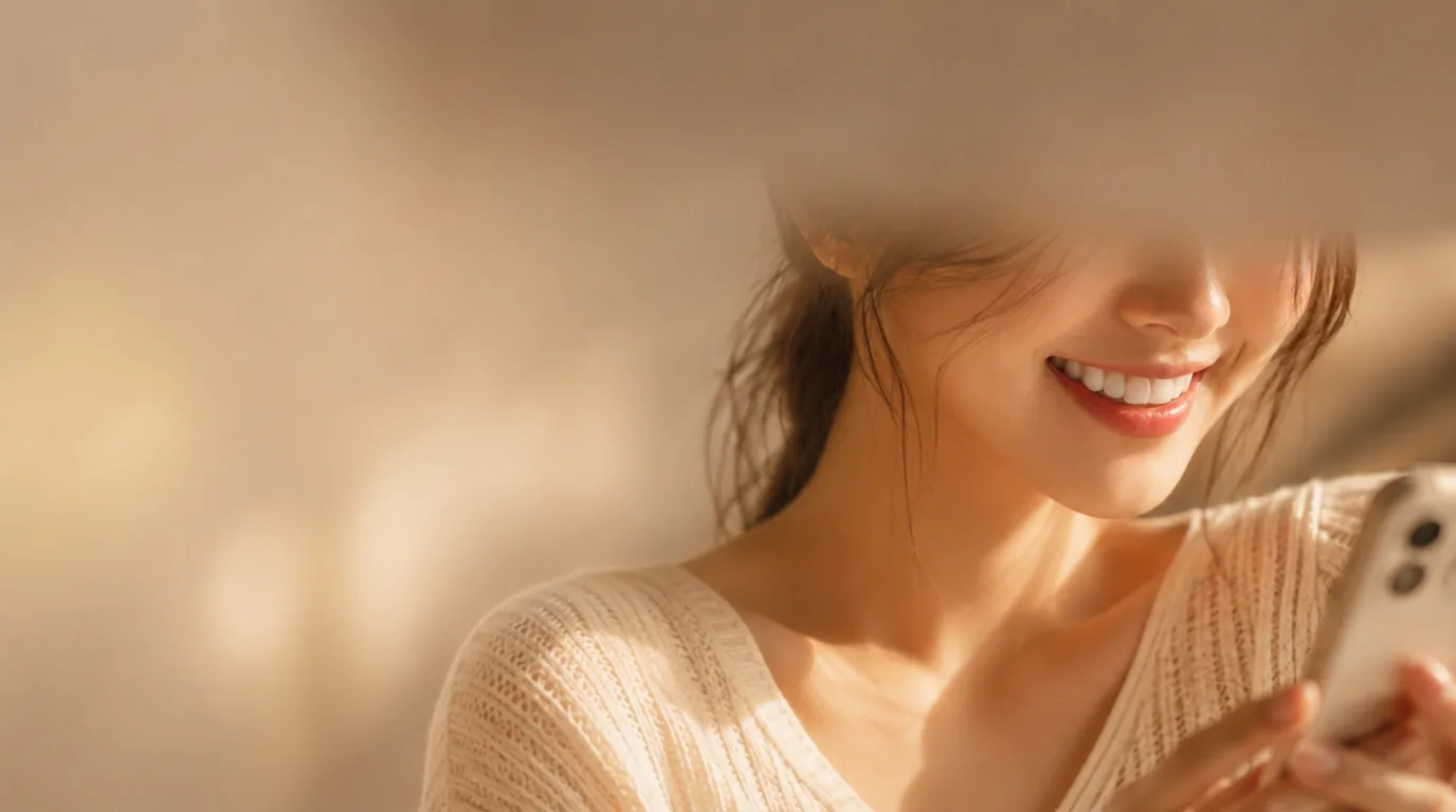 밝게 웃는 미소 — 오후의치과 심미 치료